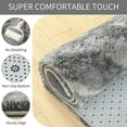 thumbnail image 6 of Arogan 4x6 Feet Area Rugs for Living Room Bedroom, Grey Soft Fluffy Shaggy Bedside Carpet, Machine Washable Indoor Floor Rug for Kids Home Decor Aesthetic, 6 of 8