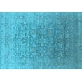 thumbnail image 1 of Ahgly Company Indoor Rectangle Oriental Light Blue Industrial Area Rugs, 2' x 4', 1 of 4