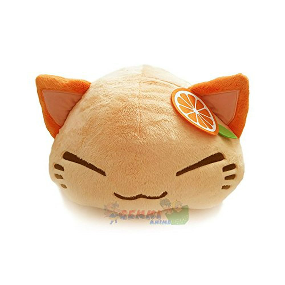 FuRyu Nemuneko Sleeping Cat Plush Big Plush ~ Orange Slice Version - Walmart.com - Walmart.com