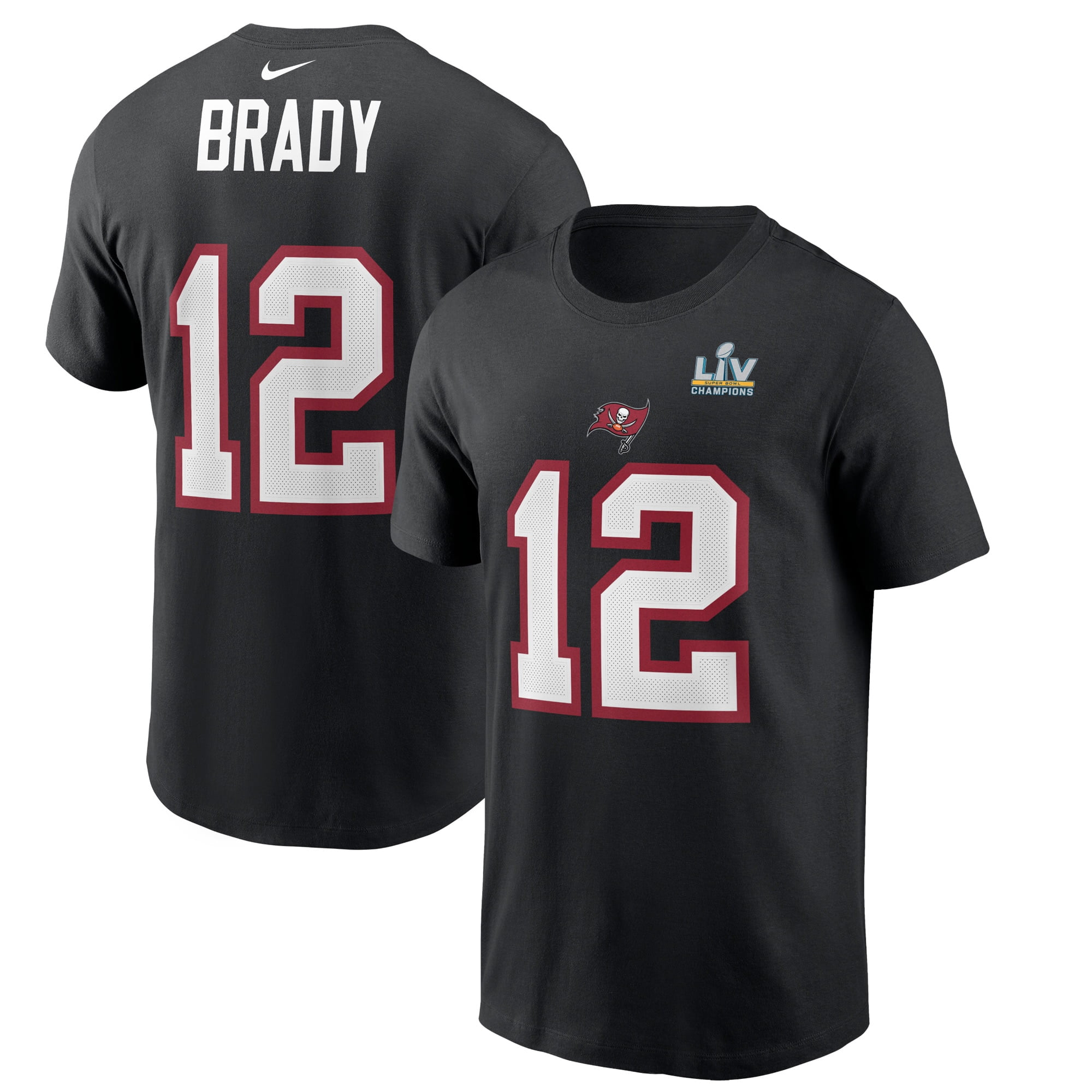 Men's Nike Tom Brady Black Tampa Bay 