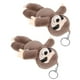 thumbnail image 3 of ColoMX 2 uds llavero de felpa de perezoso llaveros de animales de peluche lindos y ligeros llaveros de mochila de moda para mochilas y bolsos para niños, 3 of 8
