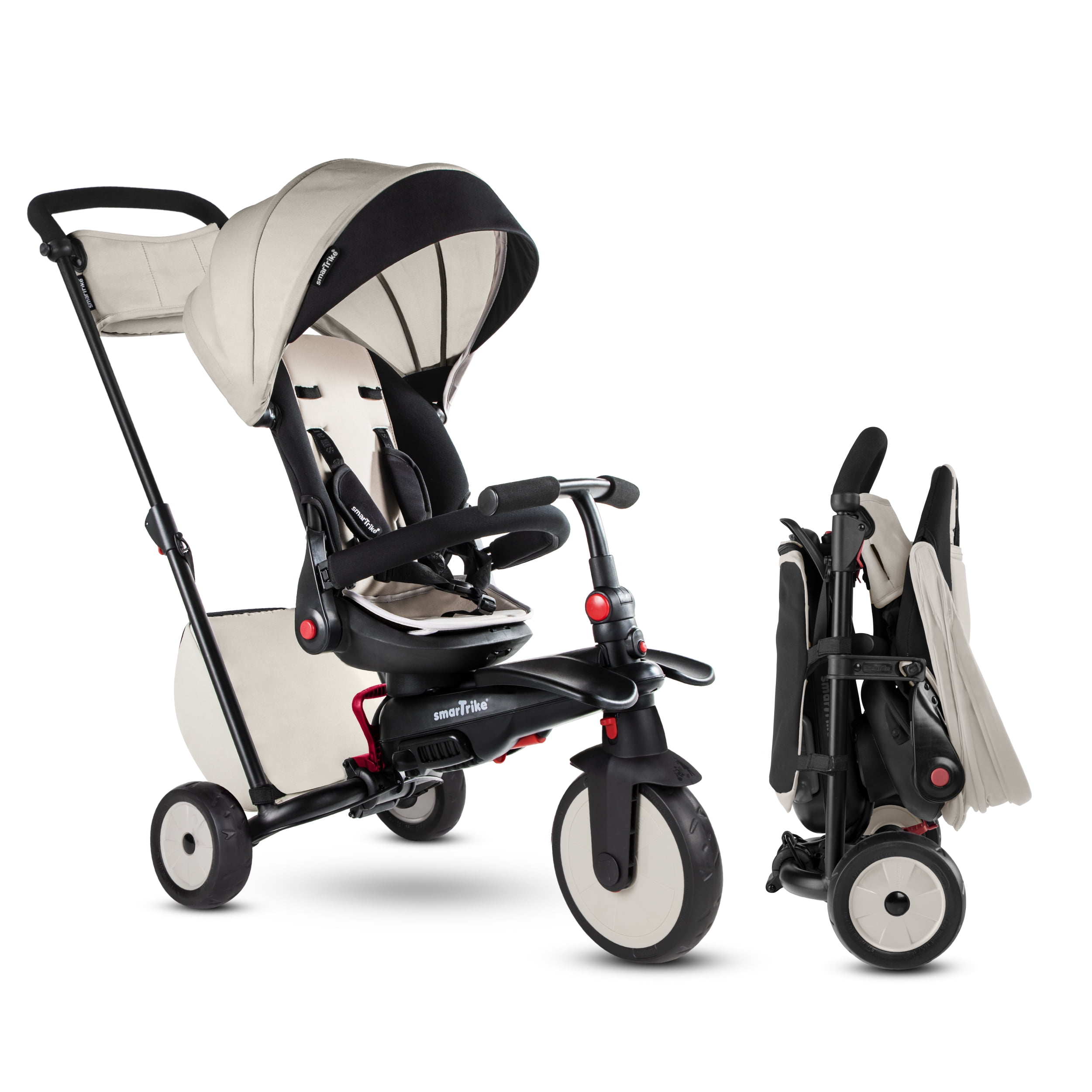 Details about   SmarTrike STR7 Vibe 7 in 1 Compact Folding Lightweight Baby Stroller Trike Grey 