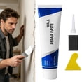 thumbnail image 4 of Outdor Wall Paste For Cracks And Holes Drywall With Scraper And Sanding Sponge Quick Drying Wall Mending Agent For DIY Home Fix, 4 of 6