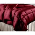 thumbnail image 1 of Twin XL Comforter Set Satin Wine 500 GSM Duvet Set Twin XL Size Comforter Set ( Comforter + 2 Pillowcases ) Comforter for Twin XL Size Bed, 1 of 2