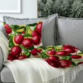 thumbnail image 2 of GooTPa Apples Decorative Pillow Covers, Fruit Throw Pillow Case Decoration, Linen Cushion Covers for Couch Sofa Bedroom Living Room Holiday Home Decor - 24x24in, 2 of 6
