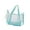 Mint Green, variant on ROZYARD Clear Window Pet Carriers Breathable Mesh Nylon Carrying Bag For Cats Walking
