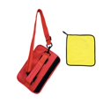 thumbnail image 3 of Golf Club Carry Bag Golf Sunday Bag Portable Carrier with Adjustable Shoulder Strap Travel Bag Golf Holder Training Case for Outdoor Sports Red, 3 of 8