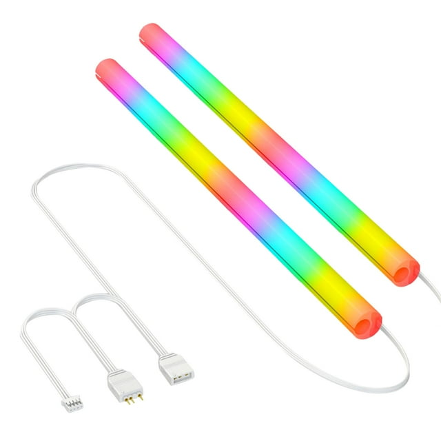2 uds., sistema de refrigeración por agua, manga de tubo, tubo de iluminación, tubo de radiador de silicona suave, ARGB, decoración de Pc, , 4 CUTICAT Tubos de enfriador de agua
