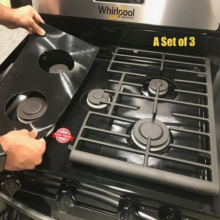 

Stove Protector Liners Compatible with Whirlpool Stoves Whirlpool Gas Ranges - Customized - Easy Cleaning Liners for Whirlpool Compatible Model GFG461LVT0