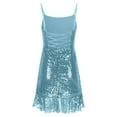 HAiming Women's Sparkly Sequin Dresses 2025 Trendy Spaghetti