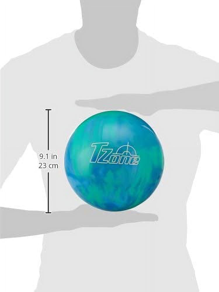 Brunswick T-Zone Carribean Blue Bowling Ball (12lbs) - image 2 of 2