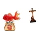 thumbnail image 1 of Estatua decorativa de koi estilo Feng Shui chino, escultura de resina, detalle realista, estatua católica para el hogar, adecuada para colecciones, 1 of 8