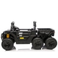 thumbnail image 6 of iRerts 24V Electric Ride on Dump Truck, 4WD Powered Ride on Toys with Remote Control, Dump Bed, Bluetooth Music, 6 Wheel Electric Car for Kids Boys Girls Birthday Christmas Gift Ages 3-5, Black, 6 of 7