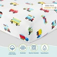 thumbnail image 6 of Wildkin Kids 100% Cotton Flannel Sheet Set for Boys and Girls - Twin (Trains, Planes & Trucks Blue), 6 of 8