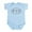 Sky Blue, variant on CafePress - FIU Oval Infant Bodysuit - Baby Light Bodysuit, Size Newborn - 24 Months