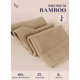 thumbnail image 6 of Hugh Ugoli Women's Rayon Derived from Bamboo Knee High Socks | Comfort Seam Long Dress Socks, Soft & Lightweight | 4 Pairs, Beige, Shoe Size: 8-11, 6 of 6