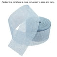 thumbnail image 3 of Unique Bargains 2 Inch x 11 Yards Jute Crafts Party Wrapping Decoration Burlap Fabric Ribbon Light Blue, 3 of 6