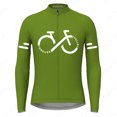 thumbnail image 3 of Maillot de ciclismo de manga larga de otoño, camisetas de ciclismo transpirables de secado rápido para hombre, ropa para deportes al aire libre, ciclismo de montaña y carretera, 3 of 5