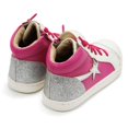 thumbnail image 5 of Old Soles Toddlers Shoot High Shoes, Fuchsia \ Silver,26 EU (9.5 US) M US, 5 of 7