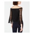 thumbnail image 2 of Bar Iii Womens Lace Off The Shoulder Blouse, 2 of 2