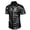 A-Black565, variant on Men's Shiny Short Sleeve Shirts Grid Pattern Button Up Shirt Slim Fit Party Style Clubwear Shirt