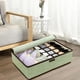 thumbnail image 5 of Organizador de ropa interior , caja de almacenamiento de calcetines con tapa, 44x29x12,5 cm, gran capacidad, organizador debajo de Verde perfecl Organizador de ropa interior, 5 of 8