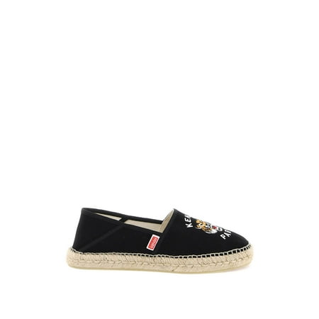 

Kenzo Canvas Espadrilles With Logo Embroidery Women