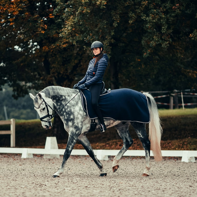 Couverture En Polaire Horze Kiel - Rouge Foncé