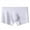White, variant on Mens Underwear Clearance Men's Solid Color Ice Silk Seamless One Piece Boxer Briefs