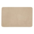 thumbnail image 2 of Denhf Thin Bathroom Rugs, Super Absorbent Quick Dry Bath Mats, Foam Weave Texture Rubber Backing Bathroom Mat for Under Door, Sink, Bathtub, Floor and Shower, Machine Washable, 31.5" x 19.7", Beige, 2 of 9