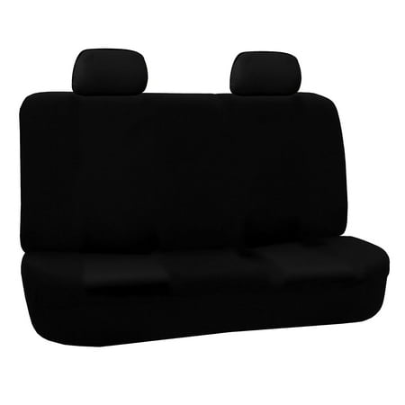 FH Group Universal Flat Cloth Seat Covers for Bench Seat,