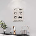 thumbnail image 2 of Coffee Wall Decor Kitchen Wall Decor Black Cat Coffee Decor For Coffee Bar Pictures Canvas Print Painting Modern Home Framed Artwork For Dining Room 12"X16", 2 of 6