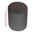 thumbnail image 2 of Housses Extensibles Rondes pour Ottoman Repose-Pieds Housse de Canapé Housses de Tabouret Gris, 2 of 6