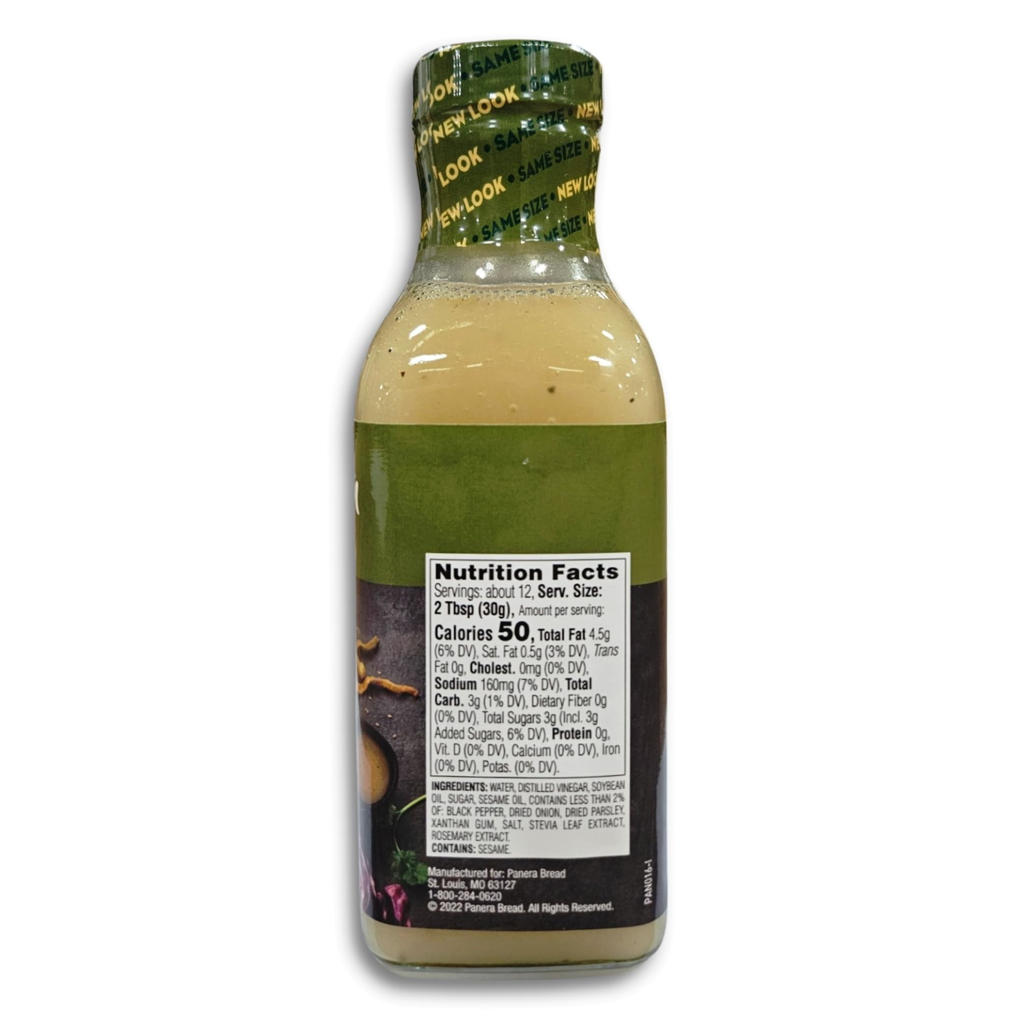 Panera Asian Sesame Vinaigrette Salad Dressing & Marinade | 12 Ounce | Pack of 3