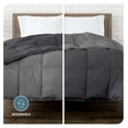 thumbnail image 5 of Full Comforter - Reversible Colors - Goose Down Alternative - Ultra-Soft - Premium 1800 Series - All Season Warmth - Bedding Comforter (Full, Grey/Forged Iron Grey), 5 of 9