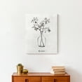thumbnail image 4 of Creative Products Home Flower Line Drawing 16 x 20 Canvas Wall Art, 4 of 4