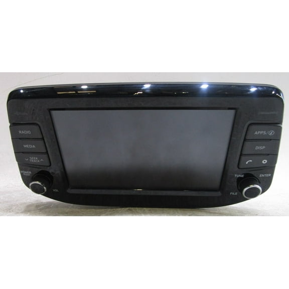 Pre-Owned 18 19 20 Hyundai Elantra Radio Receiver & Display 96160-G3300PMP OEM LKQ - Verify Specific Vehicle Fitment In Description - (Good)