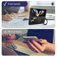 thumbnail image 6 of ELEHOLD for Samsung Galaxy Z Fold7 Case,Military Adjustable Ring Holder Kickstand Rugged Heavy Duty Magnetic Shockproof Protective Case with Lens Protective for Samsung Galaxy Z Fold7,Blue, 6 of 8