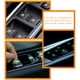thumbnail image 2 of 4 hojas de pegatinas para botones de coche, pegatinas adhesivas fluorescentes que brillan para el coche, 2 of 6