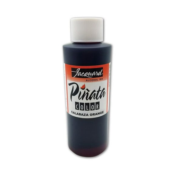 Jacquard Pinata Alcohol Ink, 4 oz., Calabaza Orange, Fabric Dye