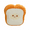 Toast-5.9in, variant on Cookie Plush Pillow Cute Pillow Stuffed Animals Funny Soft Food Plush Toy for Friend Birthday Gift