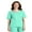 Mint, variant on Adar Universal Scrubs For Women - V-Neck Scrub Top