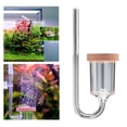 thumbnail image 4 of Difusor de CO2 acrílico transparente en forma de U para acuarios y plantas acuáticas. L, 4 of 9