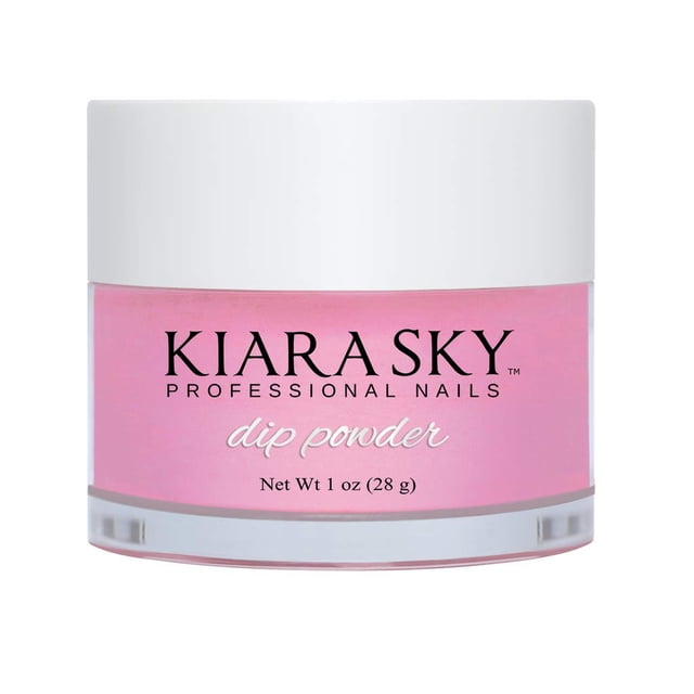 Kiara Sky Professional Nails Polvo para inmersión de uñas, 1 oz. - Tonos rosados ??(champán rosa)