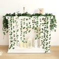 thumbnail image 3 of 24 Pack 173ft Artificial Ivy Greenery Garland, Fake Vines Hanging Plants Backdrop for Room Bedroom Wall Decor, Green Leaves for Jungle Theme Party Wedding Decoration, 3 of 4