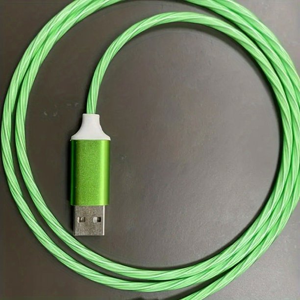 Glowing In The Light USB Cable Fast Charging Cable Micro USB Type C For IPhone 13 12 Pro Max 11 XS XR X 8 7 6 Charging For Samsung Huawei