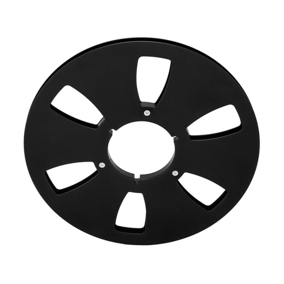 10.5 Inch Empty Takeup Reel, 6 Hole Aluminum Alloy Sound Tape Reel, Recording Tapes for Reel to Reel Tape Players