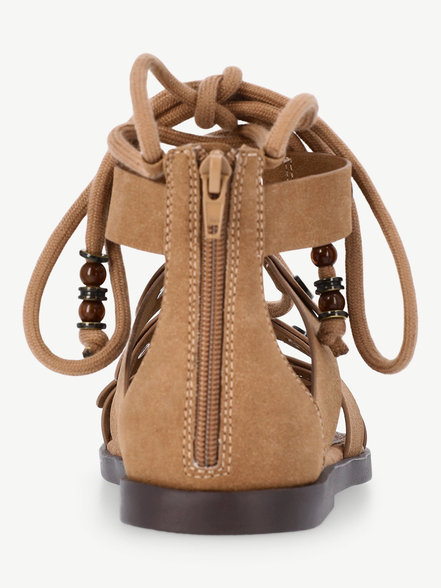 No Boundaries Women's Lace Up Gladiator Sandals