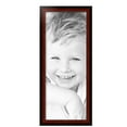 thumbnail image 2 of ArtToFrames 12" x 31" Matte mahogany Diploma Picture Frame, 12x31 inch Brown Wood Poster Frame (WOM-5108), 5 Pack, 2 of 6