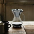 thumbnail image 4 of 400ml Coffee Filter Pot, Coffee Dripper Brewer and Glass Coffee Pot, Glass Pour Over Coffee Maker Set, 4 of 9